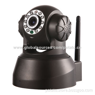 MJEPG, 0.3MP, P2P, Wireless IP Camera with TF Card Slot, Two-way Audio Monitoring